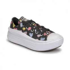 Chaussures Fille Baskets basses Converse CHUCK TAYLOR ALL STAR MOVE ALWAYS ON HEARTS OX Noir / Multicolore