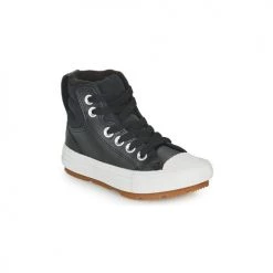 Chaussures Enfant Baskets montantes Converse CHUCK TAYLOR ALL STAR BERKSHIRE BOOT SEASONAL LEATHER HI Noir
