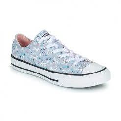 Chaussures Fille Baskets basses Converse CHUCK TAYLOR ALL STAR SNOWY LEOPARD OX Bleu / Blanc