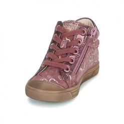 Chaussures Fille Baskets montantes Acebo's 5533EL-GRANADA Rose -Baskets mode Soldes 19935552 500 C