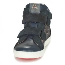 Chaussures Fille Baskets montantes Acebo's 5541SX-MARINO Marine -Baskets mode Soldes 19935553 500 C