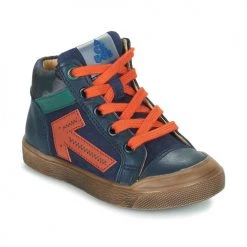 Chaussures Garçon Baskets montantes Acebo's 5567-MARINO-J Marine