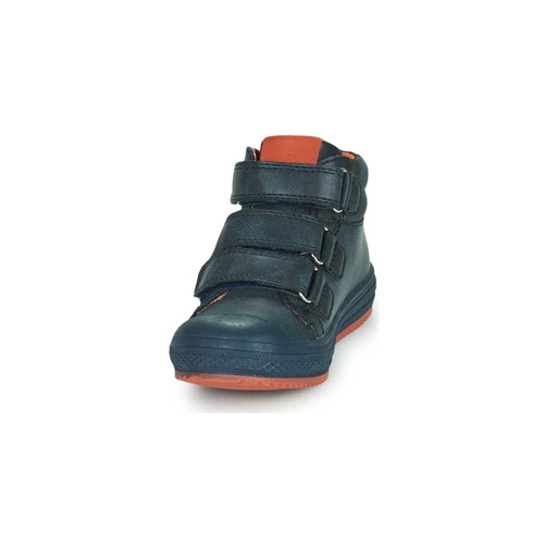 Chaussures Garçon Baskets montantes Mod'8 TALYE Marine / Orange 3 Chaussures Garçon Baskets montantes Mod'8 TALYE Marine / Orange – Image 3