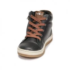 Chaussures Garçon Baskets montantes Mod'8 KYNATA Marine / Marrron -Baskets mode Soldes 19946496 500 C