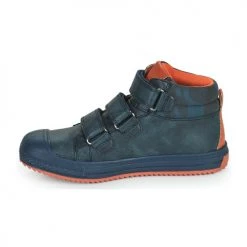 Chaussures Garçon Baskets montantes Mod'8 TALYE Marine / Orange -Baskets mode Soldes 19946502 500 D