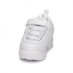 Chaussures Enfant Baskets basses Fila DISRUPTOR INFANTS Blanc 6 Chaussures Enfant Baskets basses Fila DISRUPTOR INFANTS Blanc -Baskets mode Soldes 19967552 500 C