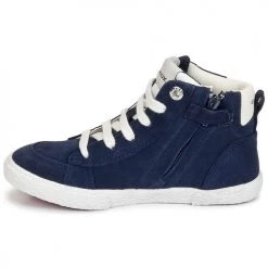 Chaussures Garçon Baskets montantes Geox KIWI BOY Marine -Baskets mode Soldes 2000055 500 D