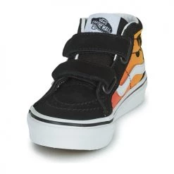Chaussures Garçon Baskets montantes Vans SK8-MID Noir / Rouge -Baskets mode Soldes 20018877 500 C