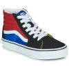 Chaussures Garçon Baskets montantes Vans SK8-HI Noir / Rouge / Bleu