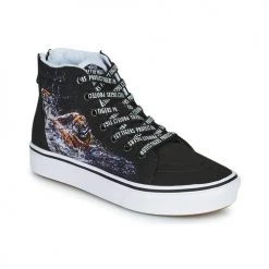 Chaussures Garçon Baskets montantes Vans SK8-HI Noir