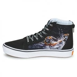 Chaussures Garçon Baskets montantes Vans SK8-HI Noir -Baskets mode Soldes 20018963 500 D