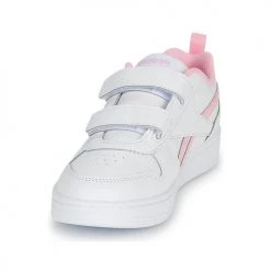 Chaussures Fille Baskets basses Reebok Classic REEBOK ROYAL PRIME Blanc / Rose -Baskets mode Soldes 20019091 500 C