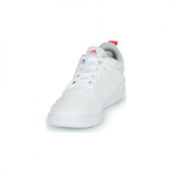 Chaussures Fille Baskets basses adidas Performance TENSAUR K Blanc / Rose -Baskets mode Soldes 20035311 500 C