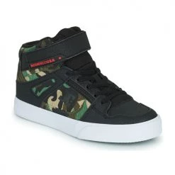 Chaussures Garçon Baskets montantes DC Shoes PURE HIGH-TOP EV Noir / Camouflage