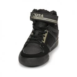 Chaussures Garçon Baskets montantes DC Shoes PURE HIGH-TOP WNT EV Noir -Baskets mode Soldes 20158501 500 C