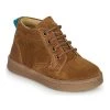 Chaussures Garçon Baskets montantes Citrouille et Compagnie PACELLE Camel