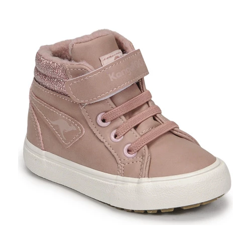 Chaussures Fille Baskets montantes Kangaroos KAVU III Rose 1 Chaussures Fille Baskets montantes Kangaroos KAVU III Rose