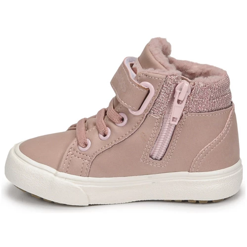 Chaussures Fille Baskets montantes Kangaroos KAVU III Rose 4 Chaussures Fille Baskets montantes Kangaroos KAVU III Rose – Image 4