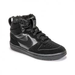 Chaussures Enfant Baskets montantes Nike COURT BOROUGH MID 2 BOOT PS Noir