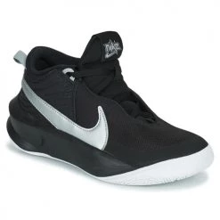 Chaussures Enfant Baskets montantes Nike TEAM HUSTLE D 10 (PS) Noir / Argent