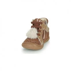 Chaussures Fille Baskets montantes GBB ISAURE Beige -Baskets mode Soldes 20307428 500 C