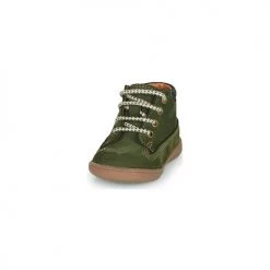 Chaussures Garçon Baskets montantes GBB JEANNOT Vert -Baskets mode Soldes 20307444 500 C