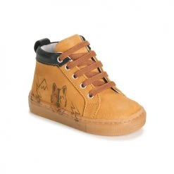 Chaussures Garçon Baskets montantes GBB BENOIT Jaune