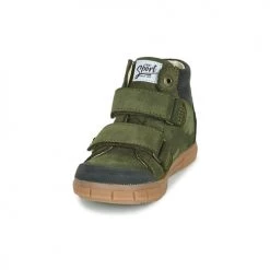 Chaussures Garçon Baskets montantes GBB HENI Vert -Baskets mode Soldes 20307501 500 C