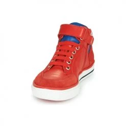 Chaussures Garçon Baskets montantes GBB ALIMO Rouge -Baskets mode Soldes 20307508 500 C