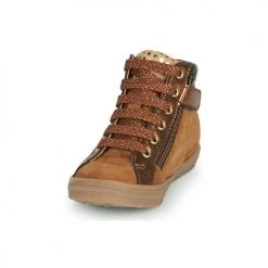 Chaussures Fille Baskets montantes GBB TADEA Marron -Baskets mode Soldes 20307520 500 C