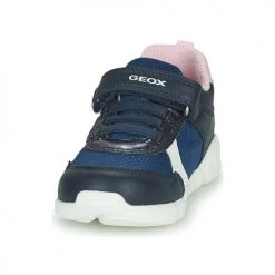Chaussures Garçon Baskets basses Geox B PILLOW Bleu -Baskets mode Soldes 20494488 500 C