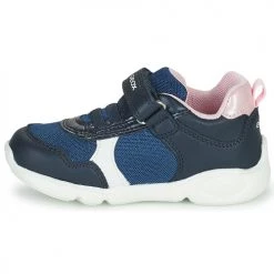 Chaussures Garçon Baskets basses Geox B PILLOW Bleu -Baskets mode Soldes 20494488 500 D