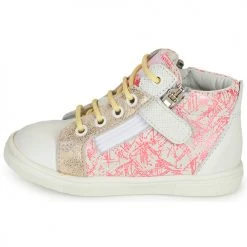 Chaussures Fille Baskets montantes GBB VALA Rose -Baskets mode Soldes 20716011 500 D