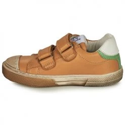 Chaussures Garçon Baskets basses GBB MERCI Marron -Baskets mode Soldes 20725427 500 D