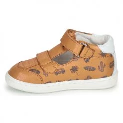 Chaussures Garçon Baskets montantes GBB SAMBO Marron -Baskets mode Soldes 20725594 500 D