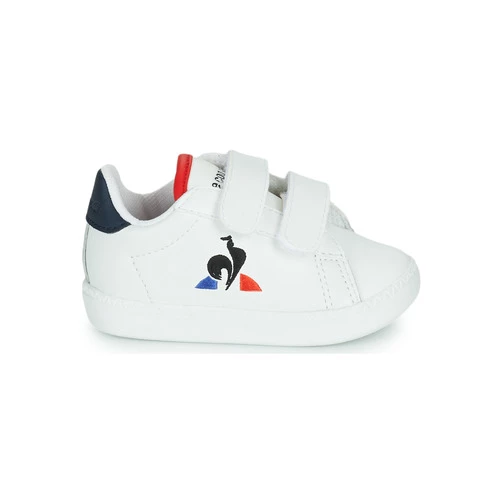 Chaussures Enfant Baskets basses Le Coq Sportif COURTSET INF Blanc 2 Chaussures Enfant Baskets basses Le Coq Sportif COURTSET INF Blanc – Image 2