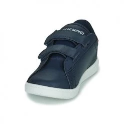 Chaussures Enfant Baskets basses Le Coq Sportif COURTSET INF Bleu -Baskets mode Soldes 21098603 500 C