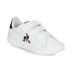 Chaussures Enfant Baskets basses Le Coq Sportif COURTSET PS Blanc
