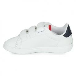 Chaussures Enfant Baskets basses Le Coq Sportif COURTSET PS Blanc -Baskets mode Soldes 21098604 500 D