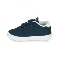 Chaussures Enfant Baskets basses Le Coq Sportif COURT ONE INF Bleu -Baskets mode Soldes 21098605 500 D