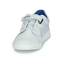 Chaussures Garçon Baskets basses BOSS J09169 Blanc -Baskets mode Soldes 21101228 500 C