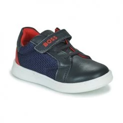 Chaussures Garçon Baskets basses BOSS J09169 Bleu