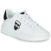 Chaussures Enfant Baskets basses Karl Lagerfeld Z19076 Blanc