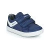 Chaussures Garçon Baskets basses Geox B GISLI BOY B Bleu / Blanc