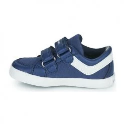 Chaussures Garçon Baskets basses Geox B GISLI BOY B Bleu / Blanc -Baskets mode Soldes 21124609 500 D