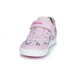 Chaussures Fille Baskets basses Geox B GISLI GIRL A Rose -Baskets mode Soldes 21124617 500 C
