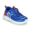 Chaussures Garçon Baskets basses Geox J ARIL BOY A Bleu / Rouge