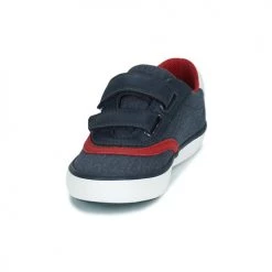 Chaussures Garçon Baskets basses Geox J GISLI BOY A Bleu / Rouge -Baskets mode Soldes 21124627 500 C