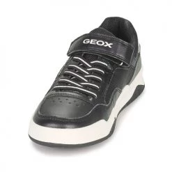 Chaussures Garçon Baskets basses Geox J PERTH BOY B Noir -Baskets mode Soldes 21124633 500 C