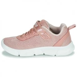 Chaussures Fille Baskets basses Geox J ARIL GIRL D Rose -Baskets mode Soldes 21124647 500 D